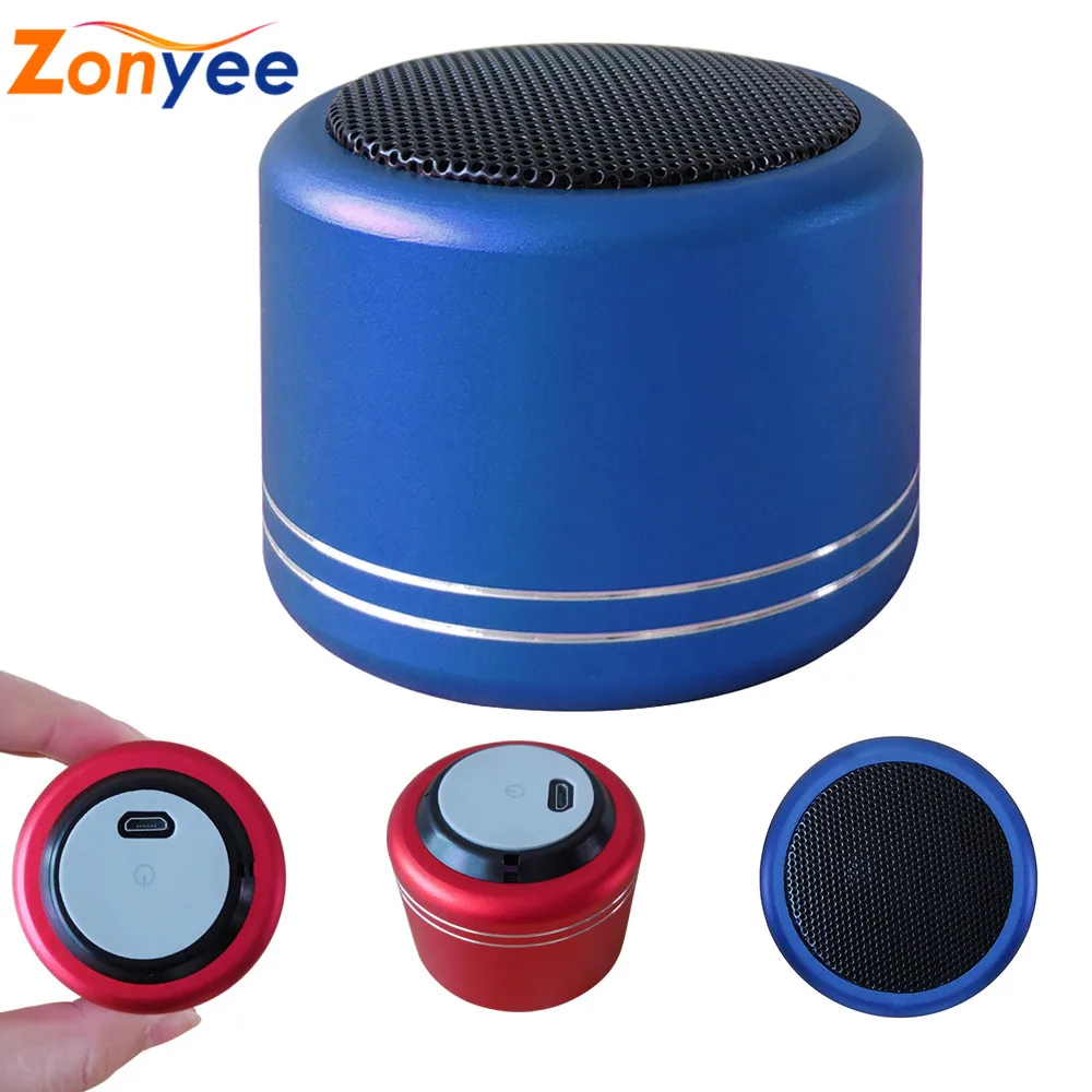 

Mini Phone Amplifier Portable Wireless Bluetooth Speaker Long Distance Subwoofer Mp3 Music Stereo Loudspeaker Blue Red Travel