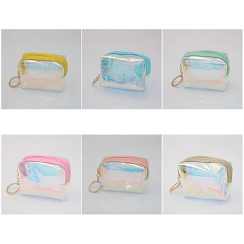 

Hot Selling Women Wallet Rectangle PVC Hand Holding Purse Credit Card Holder Organizer -B5