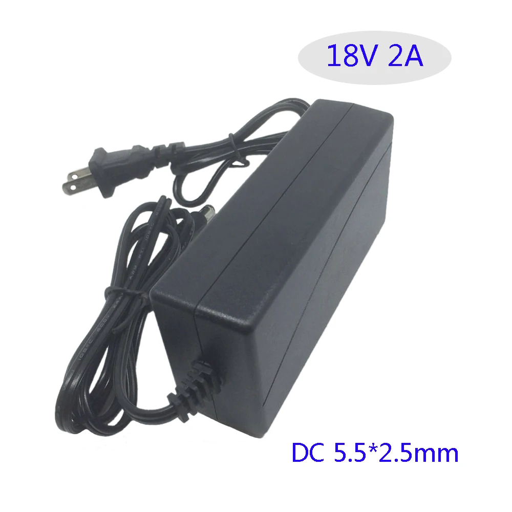 

18V 2A AC DC adapter Converter Charger Psu LED monitor 18V power adapter Switching Power Supply Table Type EU/US Plug