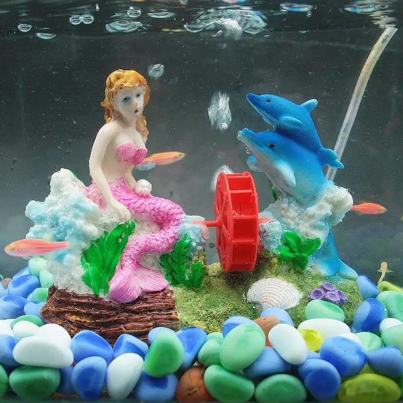 New Aquarium Ornament Mermaid Fish Tank Landscape Decoration