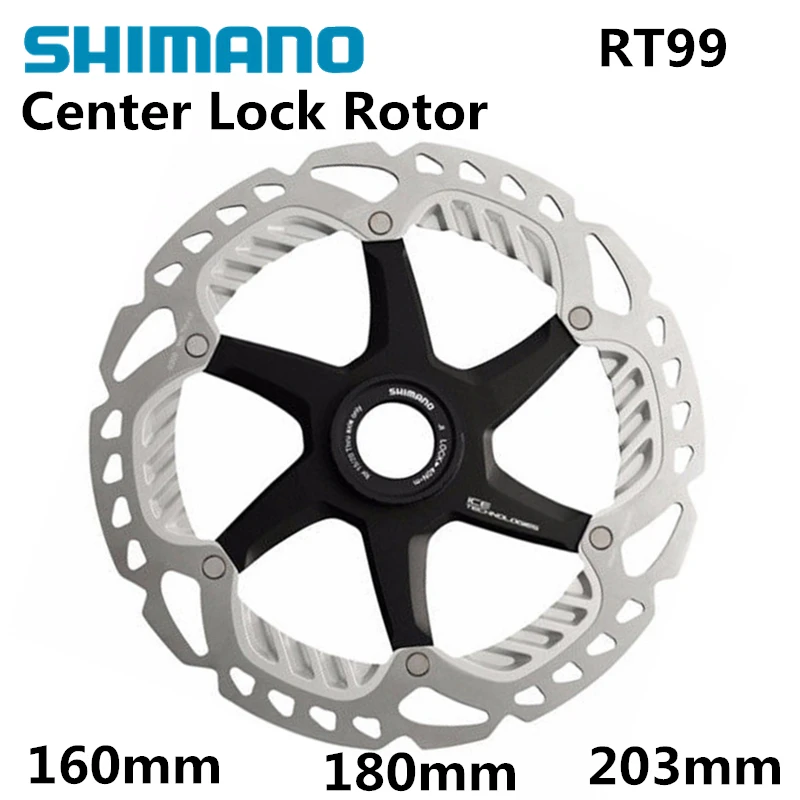 

Shimano SM RT99 ICE-TECHNOLOGIES Center Lock Rotors 160mm 180mm 203mm MTB Bicycle Parts