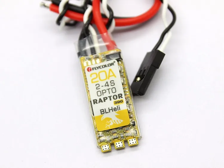 

F19697 Flycolor Raptor F390 MINI OPTO 2-4S 20A/30A BLHeli ESC Electronic Speed Controller For RC Racing Multicopter Multirotor