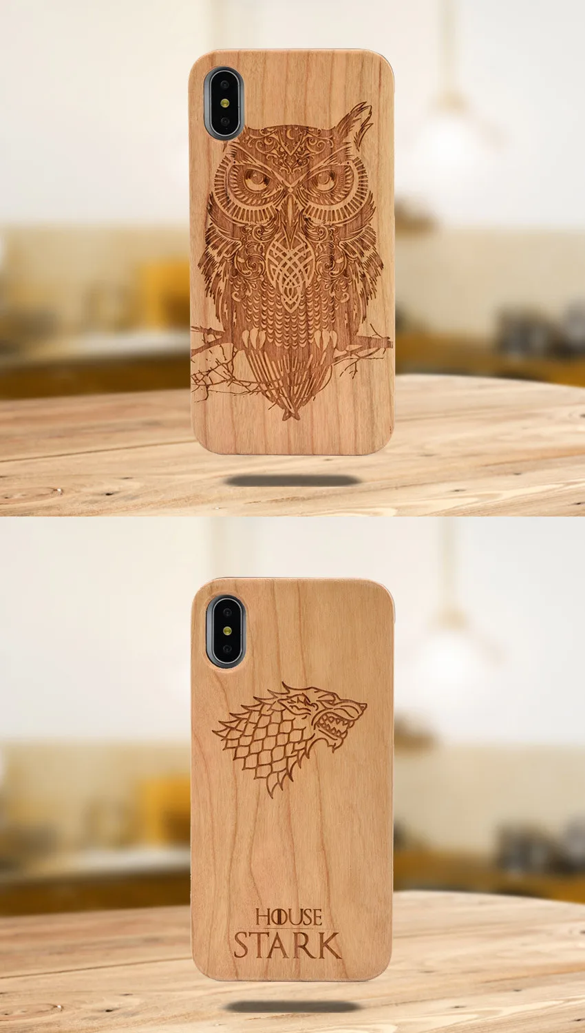 PEIPENG New Wood Phone Case For iPhone 6 6S 6 Plus 7 7Plus XS MAX XR Ultra-thin Cover Wooden High Quality Shockproof Protector thin phone case