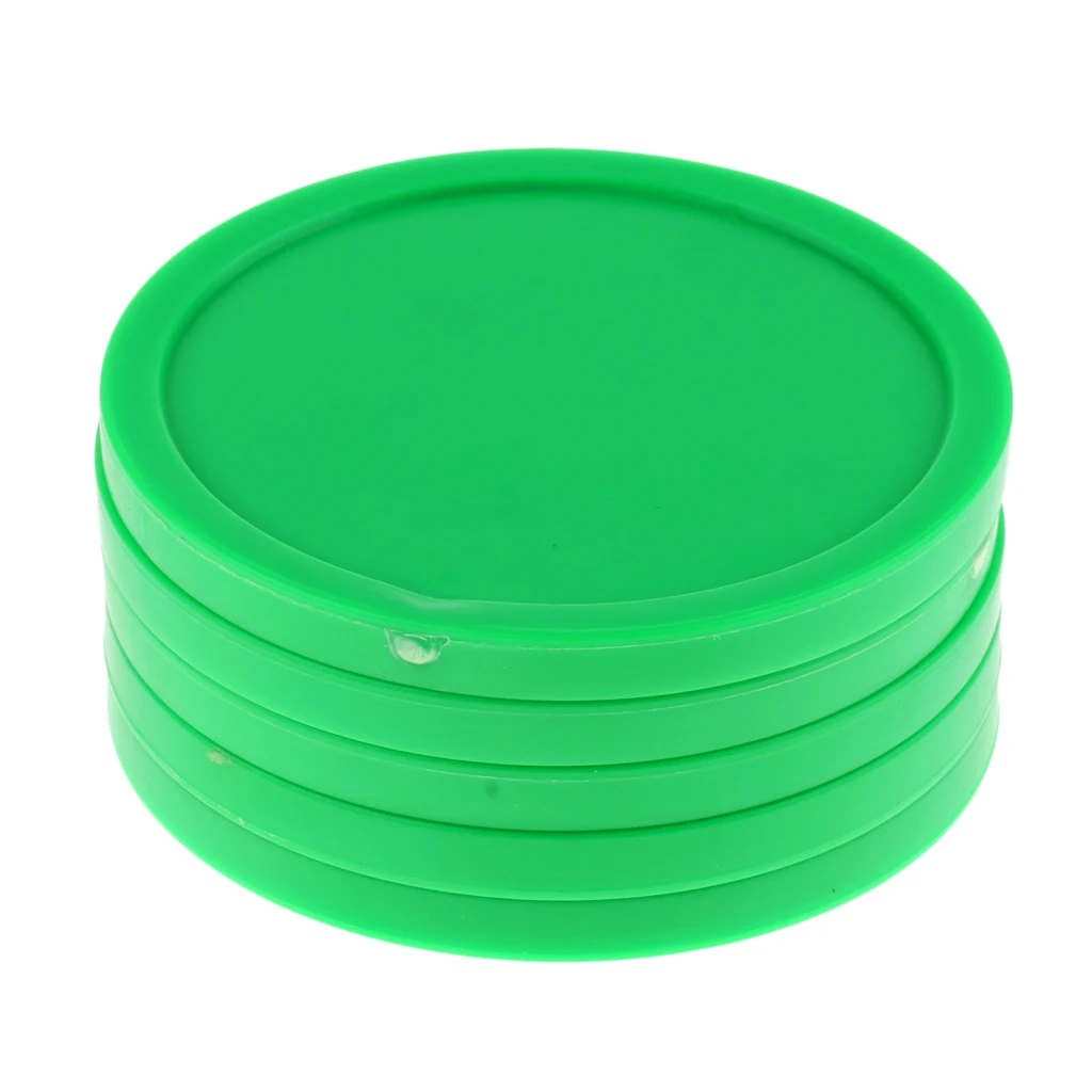 5 Pieces 82mm Air Hockey Replacement Pucks For Game Tables Accessories Standard Air Hockey Equipment Pucks