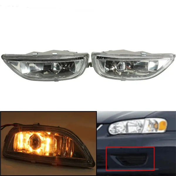New A Pair Yellow Driving Front Per Fog Light Lamps For Toyota New A Pair Yellow Driving Front Per Fog Light Lamps For Toyota Corolla 2001 2002