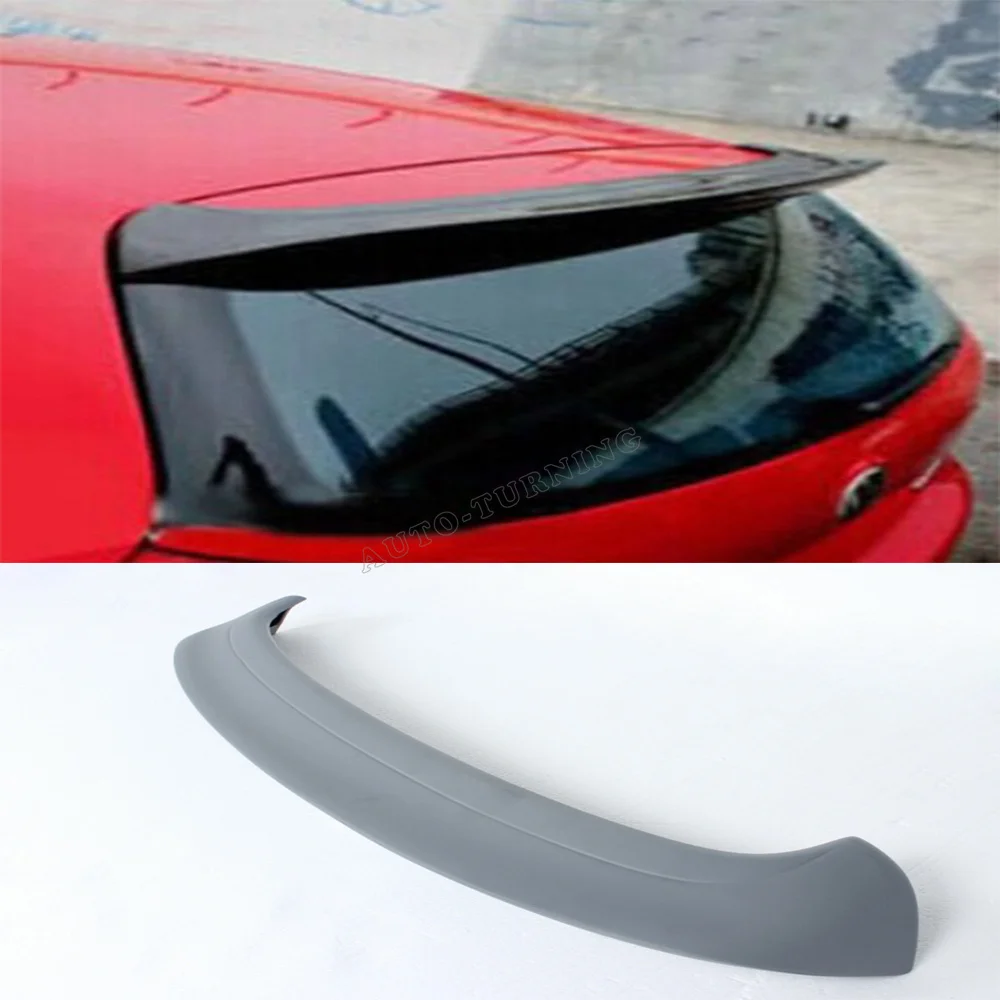 MK5 FRP Unpaited Gray Primer Car Roof Spoiler Lip Wing For VW Golf V
