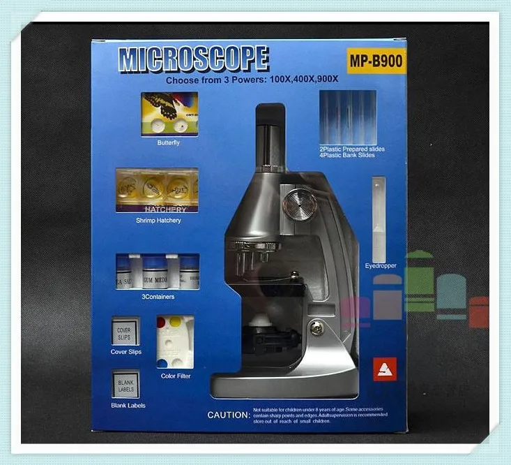 

2018 New Educational Microscope 100x 400x 900x Children Gift Microscope for Kids To Learn Science Christmas Birthday Gift