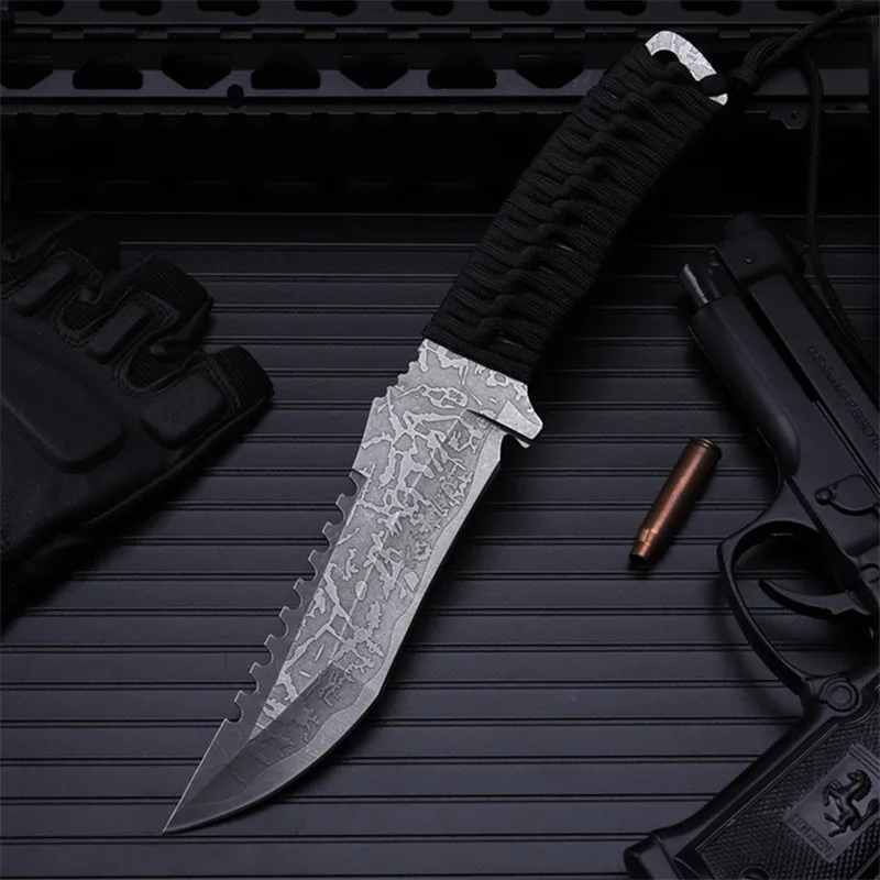 2016 Limited Quality Goods Outdoor Field High Hardness Small Straight Knife Wilderness Survival The Folding Fruit Diving Cutter