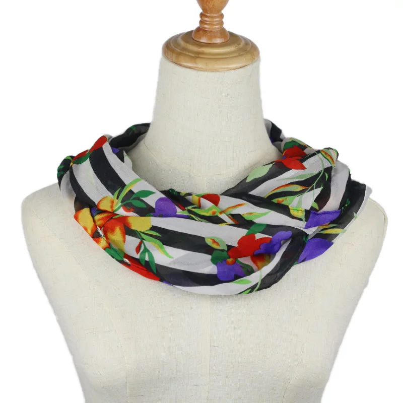 

New Fashion Women Ring Scarf Infinity Loop Neckerchief Echarpe Foulard Femme snood Size 140*35cm spring summer autumn