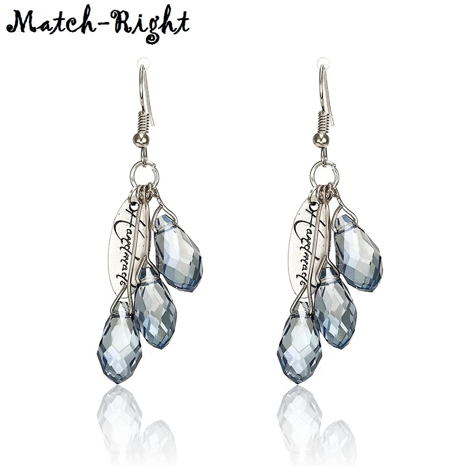 

Match-Right Trendy Earrings for Women/Statement/Long/Dangle/Hanging/Korean/Crystal/Drop Earring Female oorbellen brincos NR113