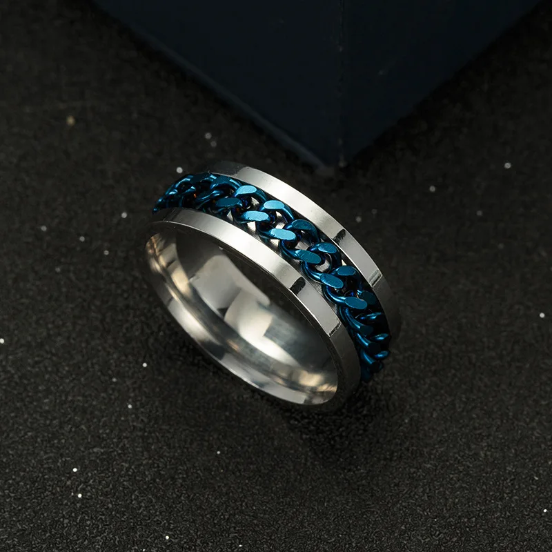 SHE WEIER Stainless Steel Rings For Women Jewelry Wedding Engagement Men Black Rings Female Couple Anel Ttanium Male Anillo