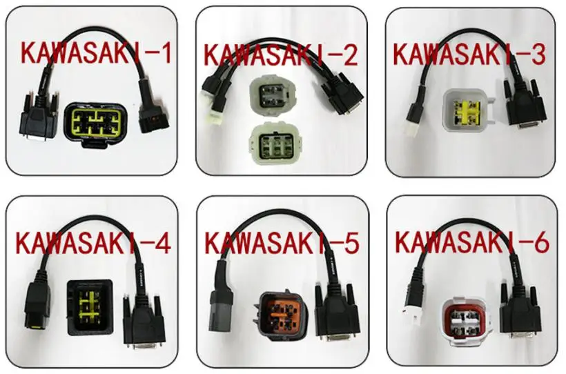 Для Kawasaki кабельный рабочий для MST-500/MST-100P/MST-3000 ручной мотоциклетный диагностический сканер инструмент