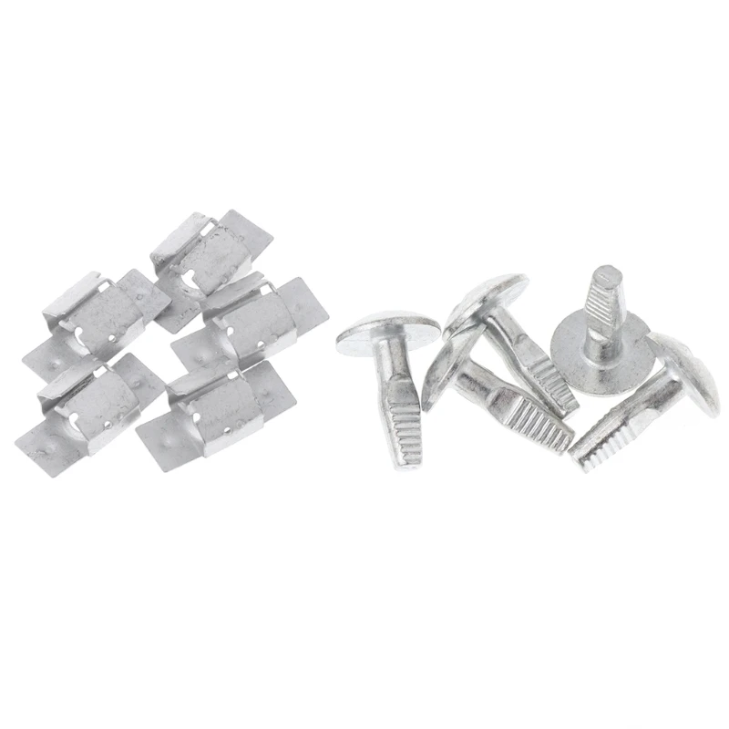 

5 Pairs Engine Fitting Auto Fasten Clips Mounting Bolt Under Cover For Peugeot 206 207 406 407 806 807