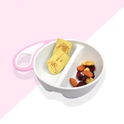 2 слота детская чаша детские блюда натуральная чашка для кормления малыша детская посуда мультфильм столовая посуда