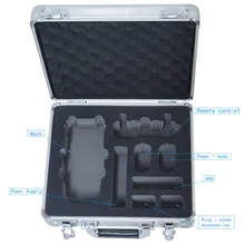 Aluminum DJI Mavic Pro Carrying Case Box Storage Bag, Mavic Pro Suitcase Collection Case Silver