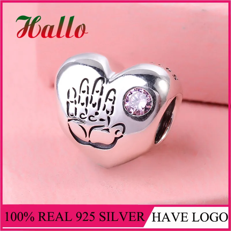 Puerto Rico Pure 925 Sterling Silver Baby Girl Charm Bead Fit diy