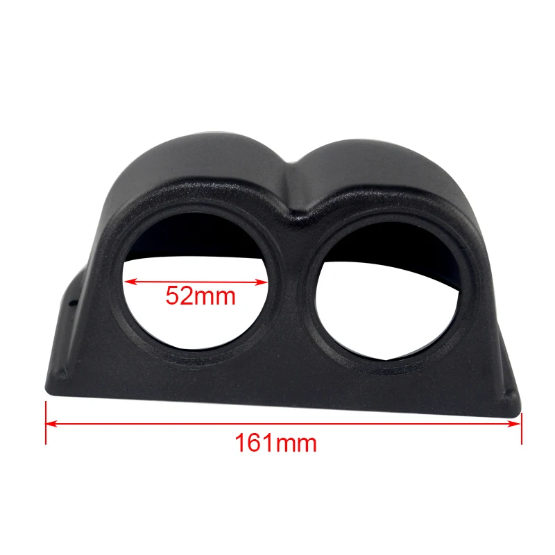 WLR RACING двойной Манометр Pod 52 мм Автомобильный Gauge Caps Dash Mount Holder Plastic Houder Auto Car