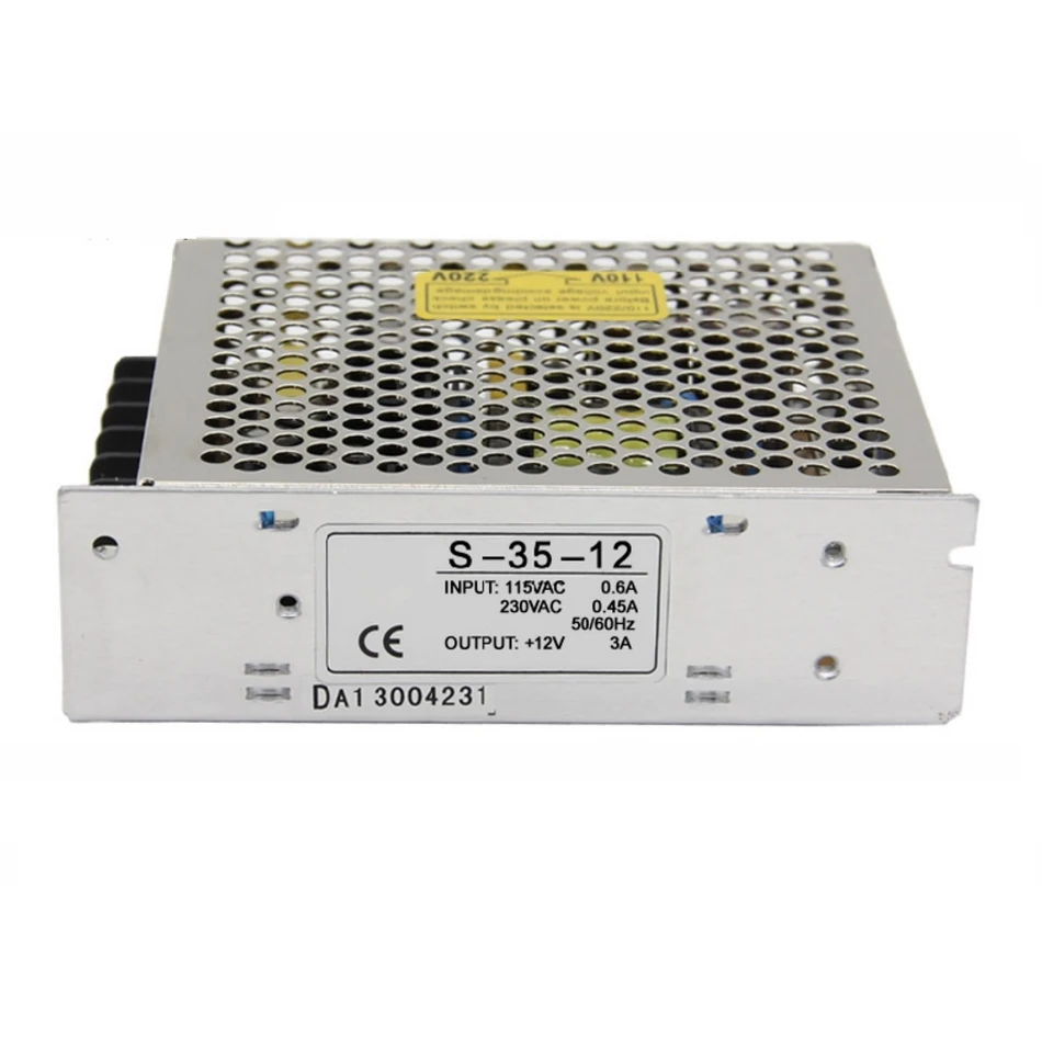 35W Single Output DC12V 3A Switching Power Supply S-35-12 