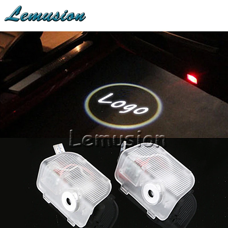 2X LED Courtesy Lamp Car Door Light 12V Projector Shadow