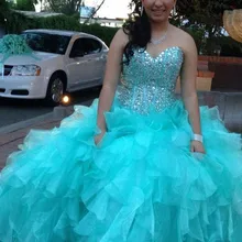 Бальное платье принцессы Аква бальное платье милое 16 платье расшитое бисером и блестками милое дебютантное платье размера плюс vestidos de 15