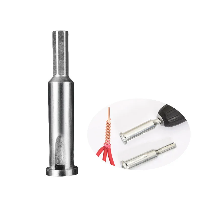 

2.5/4 Square 3/5 Wires Twist Connector Electrical Line Device Cable Wire Stripper Automatic Stripping Doubling Machine Tool B4