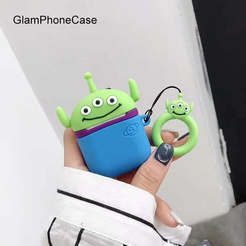 

GlamPhoneCase Cute Three-eyed Animal Airpods1/2 Generation Protective Cover Apple Wireless Bluetooth Headset Box