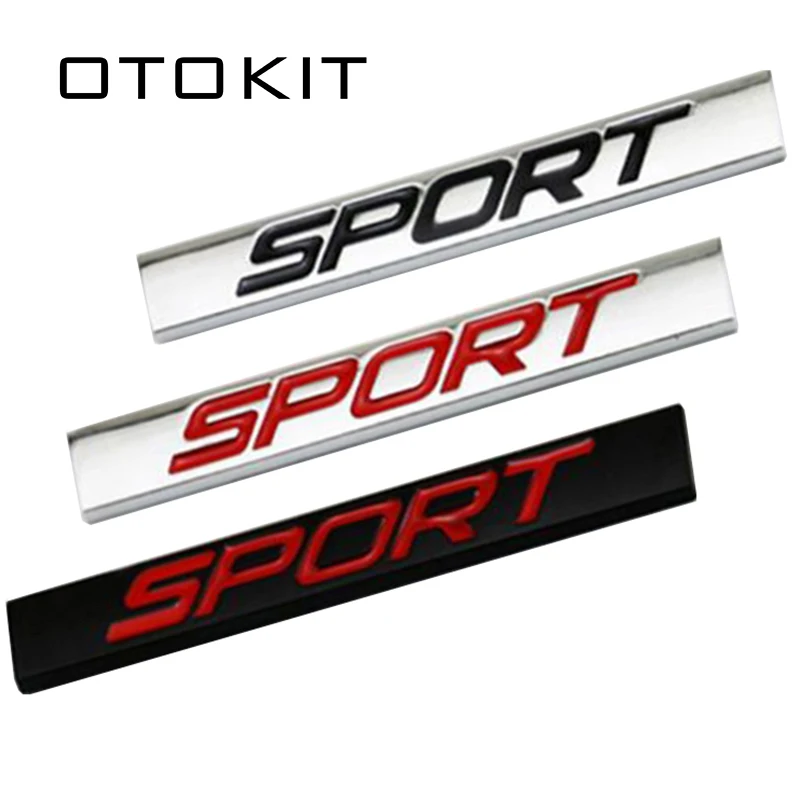 

Sport Logo Square Bar Zinc Alloy Car Styling Emblem Badge Auto Refitting 3D Sticker Decal for VW New Jetta Bora Lavida Honda