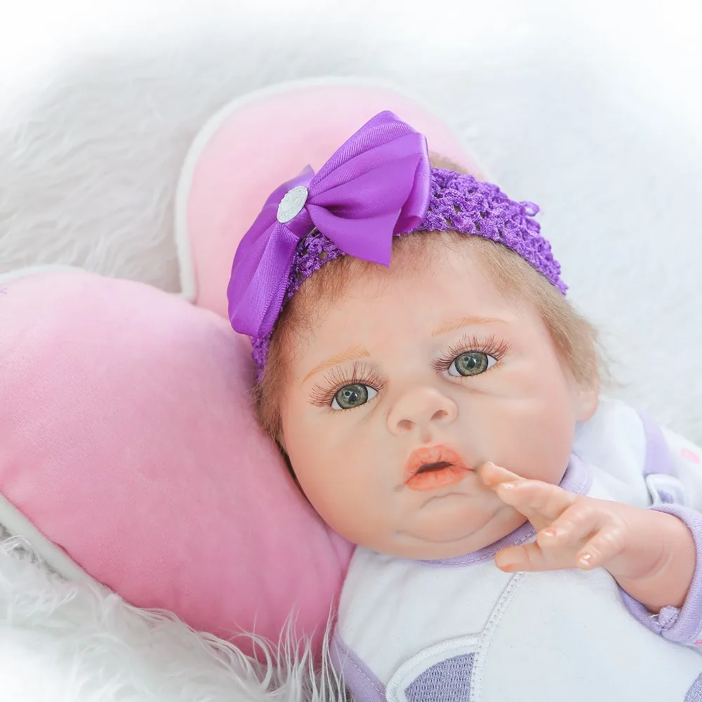 

NPK 20" full body silicone reborn baby boy dolls for kids toy gift bebe dolls com corpo de silicone menina