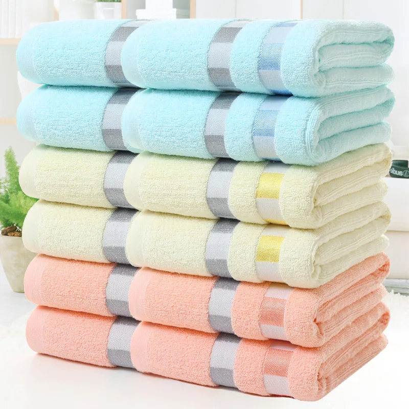 

100% cotton bath towel Plaid squares printed bath beach towel Swimming Spa Towel for Adult Fast Drying terry towel 70*140cm