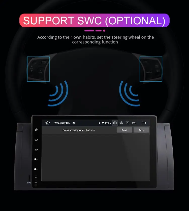 Clearance Besina 9 Inch Android 9.0 Car Radio For BMW E53 X5 E39 GPS Navigation Wifi Multimedia Player Bluetooth Autoaudio Stereo One Din 13