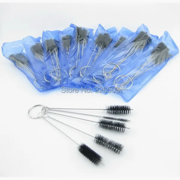 

10 Sets Tattoo Machine Gun Tube Tip Cleaning Brush Brushes Supply CBR-10