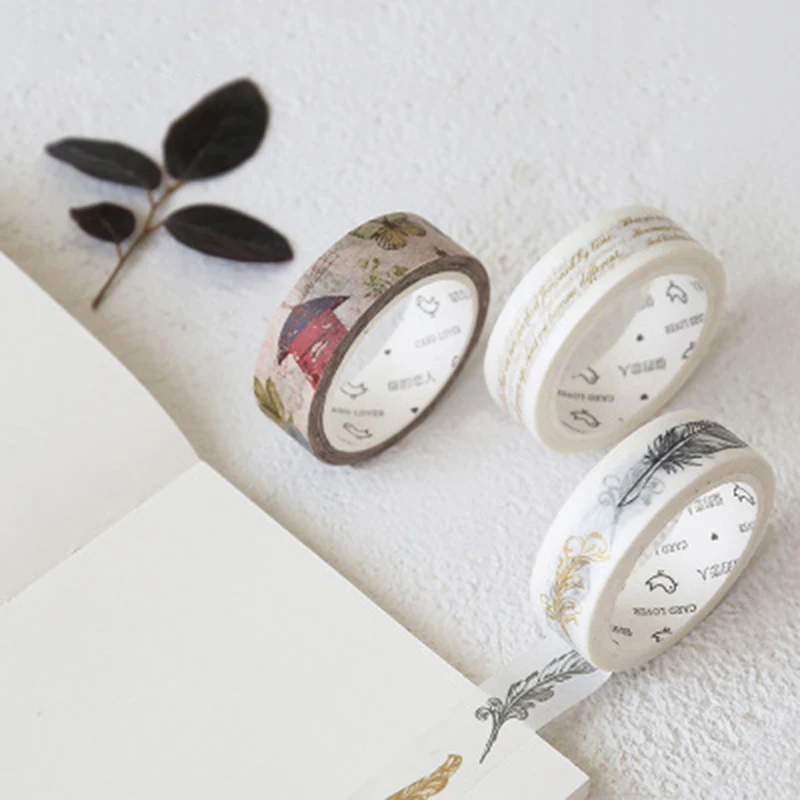 

Masking tape Stripe/plaid/color gothic washi tape sticker DIY tearing paper label masking tape kawaii stationery tape office