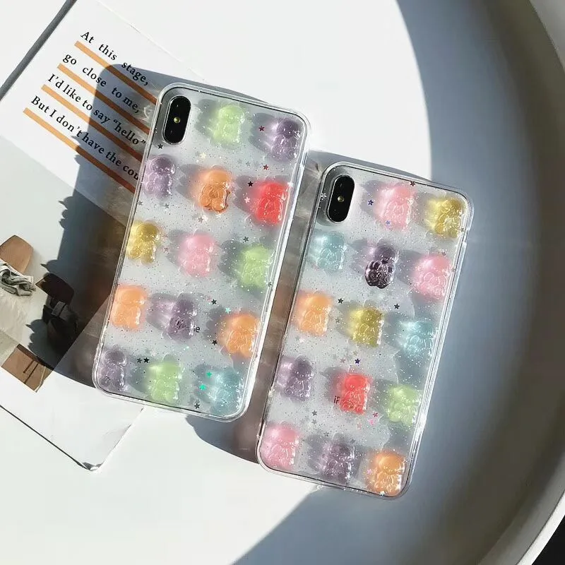 DISCASE чехол для телефона iphone 8 7plus TPU силиконовый мягкий XS MAX XR 6 6s plus яркий блеск
