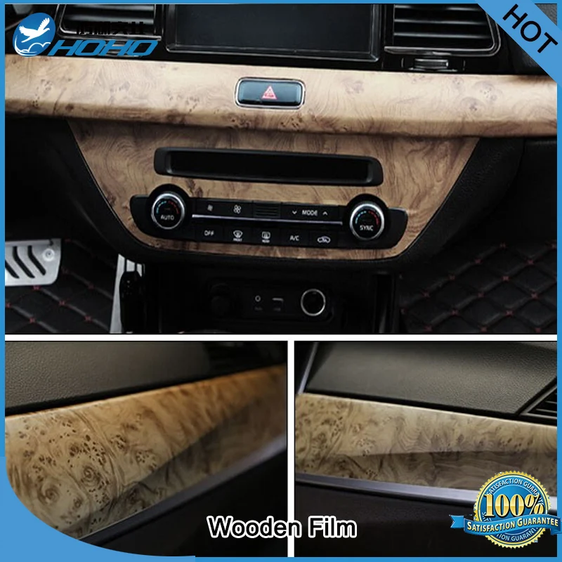 

1.24x5m Self Adhesive PVC Decal Wood Grain Wall Film Paper Sticker for Home Office Furniture DIY