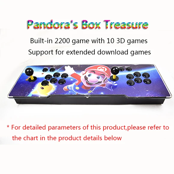 Pandora Box 2200 игра в одном встроенном аркадном 3D видео игры Поддержка HD качества расширение подключения PS tv и другой игровой консоли - Цвет: Зеленый