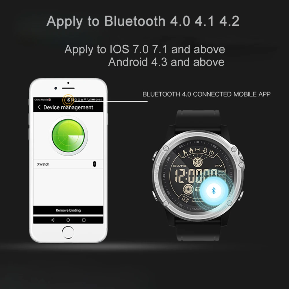 Умные часы Noyazu Bluetooth для мужчин и женщин совместимые с телефонами IOS