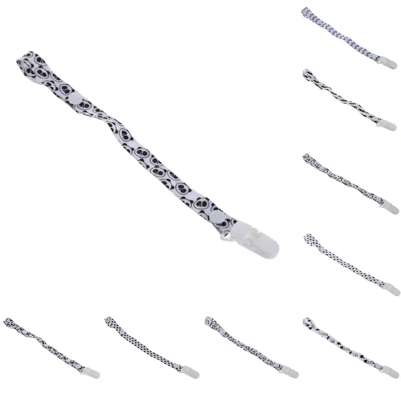 Crianças bebê manequim chupeta mamilo cinta clipe de corrente trela titular artesanal cuidados com o bebê chupetas mamilos clipe