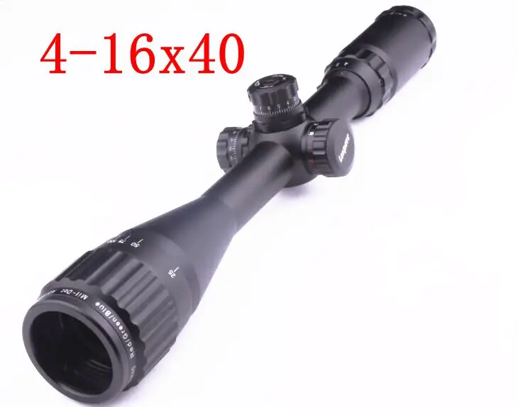 

Tactical Rifle Optics 4-16X40 AO Mil-dot Red/Green/Blue Illuminated Riflescope Zero Locking Resetting Rifle Scope Hunting