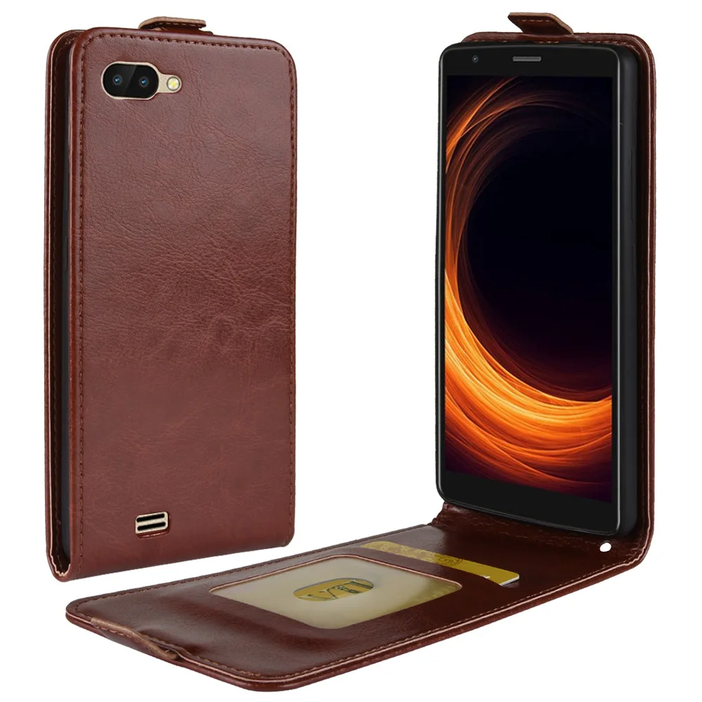 

CYBORIS New Arrival For Blackview A8 A7 A9 A10 A20 Pro P6 PU Leather Vertical Cover with Card Slot