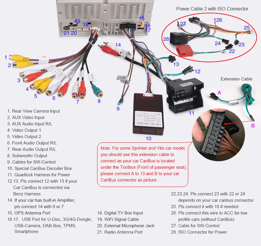 Cheap Erisin ES8882B 7" Android 8.0 Octa core 4G RAM Car DVD for Mercedes A/B Class W169 Sprinter Vito Viano 21