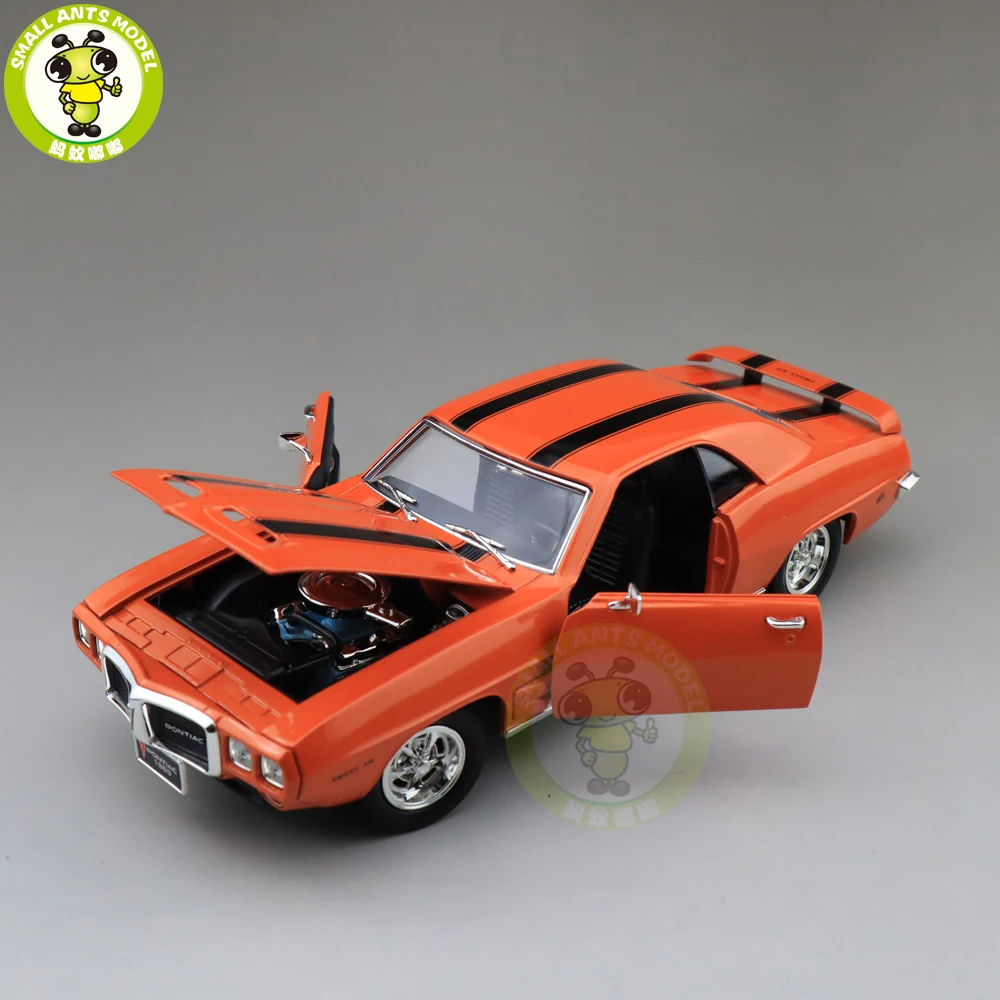 1/18 1969 PONTIAC Жар-птица транс-роуд Подпись литая модель автомобиля игрушки для мальчиков и девочек подарок