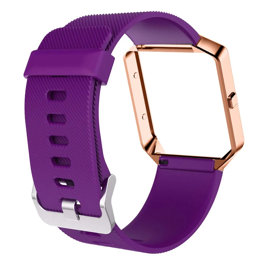 Для Fitbit Blaze smart watch frontier/Классические Силиконовый Браслет для ремешок часов с