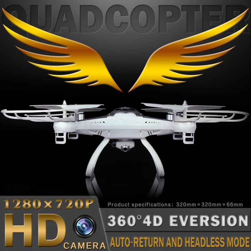 Chất lượng cao T40 Lớn RC Bay Không Người Lái 2.4 Gam 4CH-Axis RC Quadcopter Bay Trực Thăng Đồ Chơi Với Camera HD WIFI truyền tải thời gian Thực VS U842