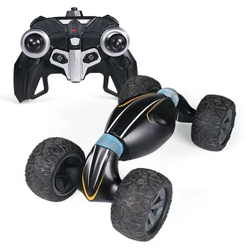 

4CH 4WD 1:10 12KM/H 2.4GHz Wireless Remote Control Toy RC Twist Car 75 Degree Slope Drive Double Side Drive One Key Stunt Gifts