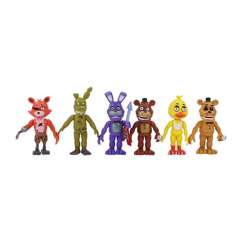 Lindo boneco Five Nights at Freddy animatronic Fnaf Nightmare Puppet 14cm