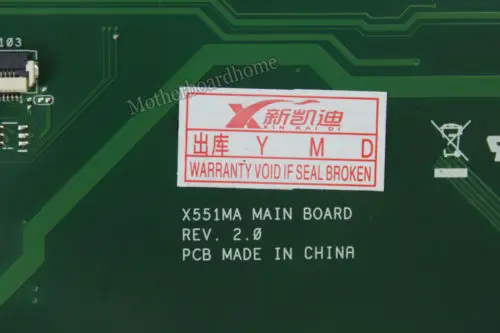 С 2 ядрами/4 ядрами CPU X551MA материнская плата для For Asus D550M F551M X551M ноутбука