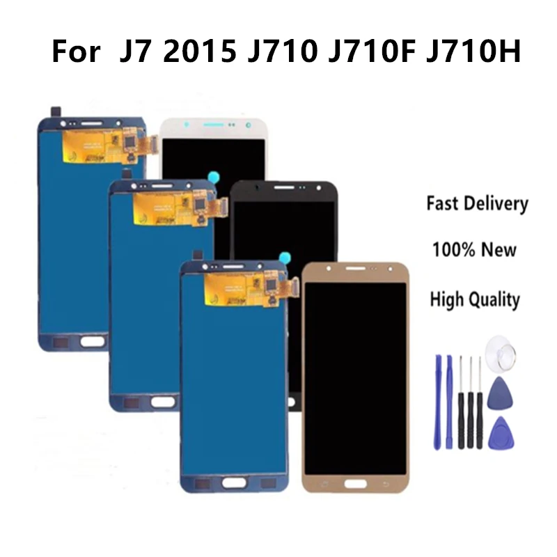 

High Quality LCD For Samsung Galaxy J7 2016 J710 SM-J710F J710M J710H J710FN LCD Display With Touch Screen Digitizer Assembly