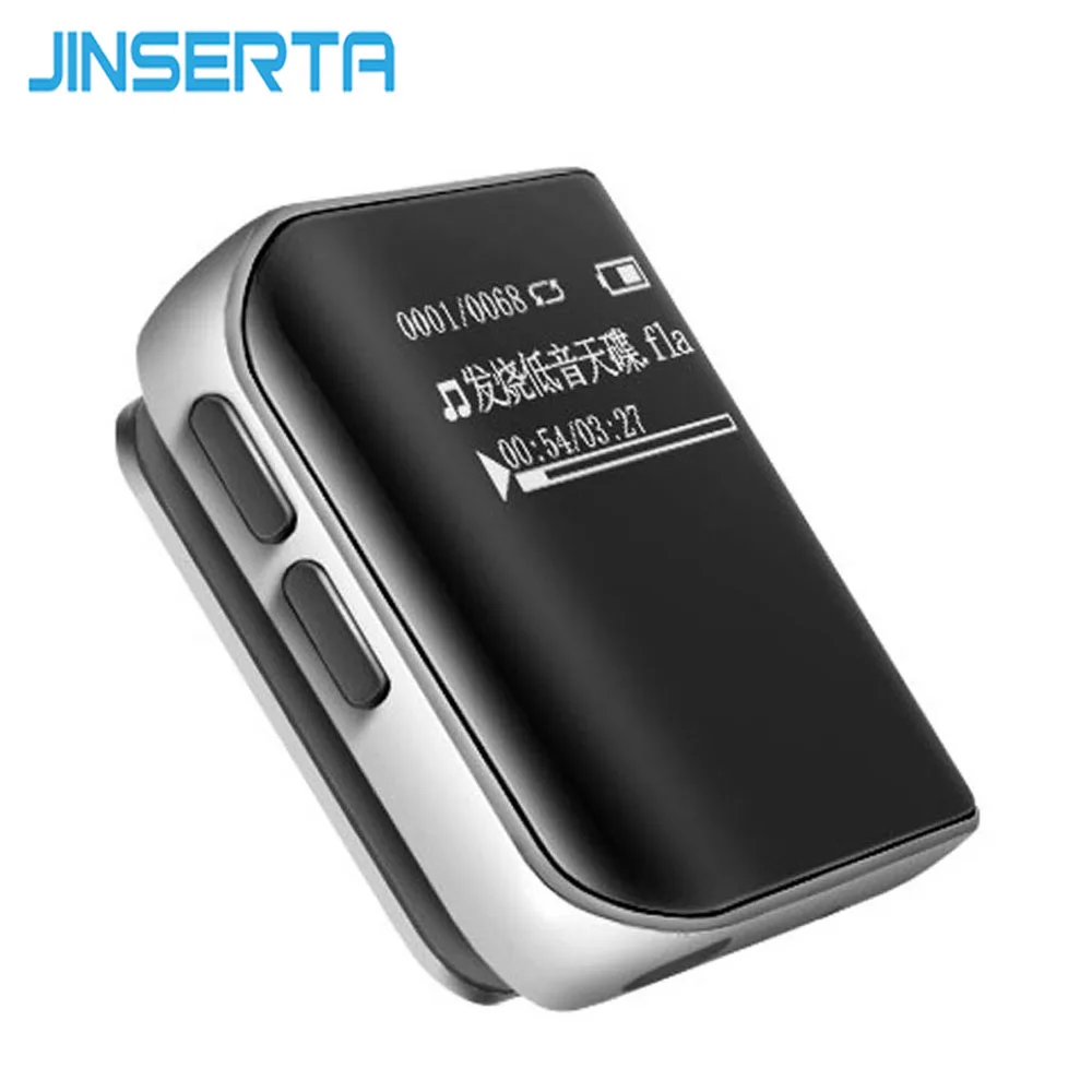 

JINSERTA Mini 8GB MP3 Player Clip Sport MP3 Radio FM Player Hifi Stereo MP3 Music player Metal MP3, WMA, APE, FLAC