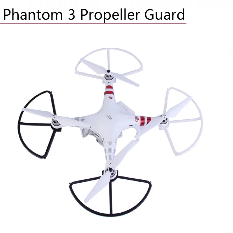 

4pcs Phantom 3 Propeller Guard Quick Release Paddles Protection Props Protective Damper Ring Protector Parts Blades Accessories