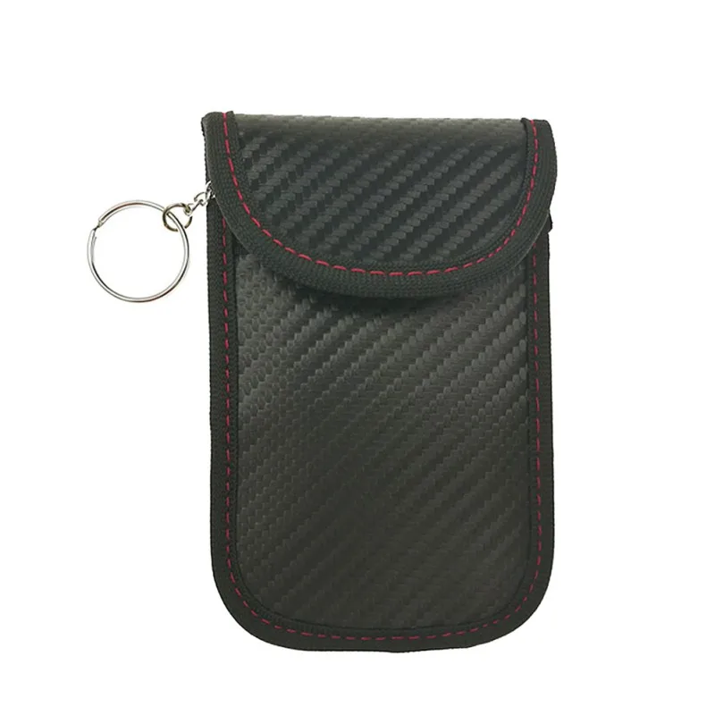 

RFID Electromagnetic Shielding Key Case Signal Blocking Bag Signal Blocker Case Faraday Cage Pouch For Keyless Car